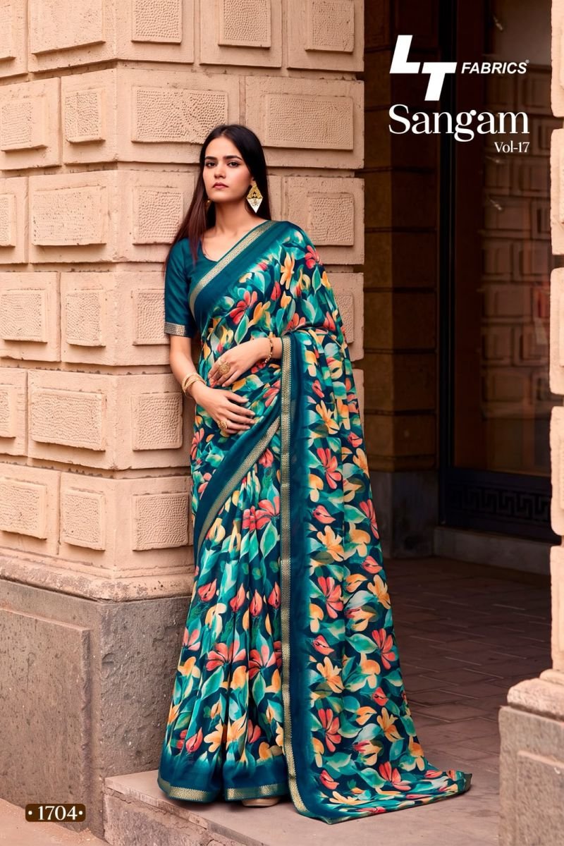 Latest Lt Sangam Vol 17 Micro Printed Saree Collection Wholesale 2026
