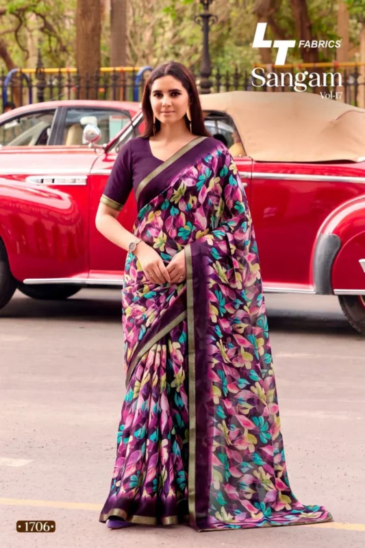 Latest Lt Sangam Vol 17 Micro Printed Saree Collection Wholesale 2026