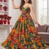 Stylish Lucaya Kids Vol 1 Rayon Digital Printed Flare Gown Set Collection Wholesale 2026