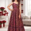 Lucaya Kids Vol 1 Rayon Digital Printed Flare Gown Set Collection Wholesale