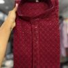 Beautiful Manyavar Chikankari Vol 2 Rayon Chikan Schiffli Work Mens Kurta With Pant Wholesale 2026