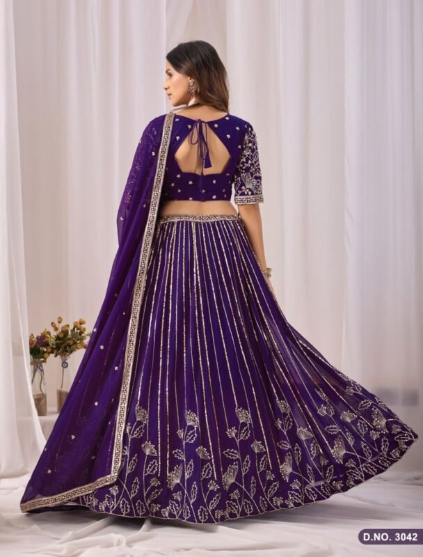 Stylish Mehvish Vol 34 Faux Georgette Embroidered Lehenga Choli Collection Wholesale 2026