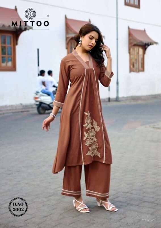 Launching Mittoo Ibaadat Rayon Thread Work Kurti With Bottom Collection Wholesale 2026