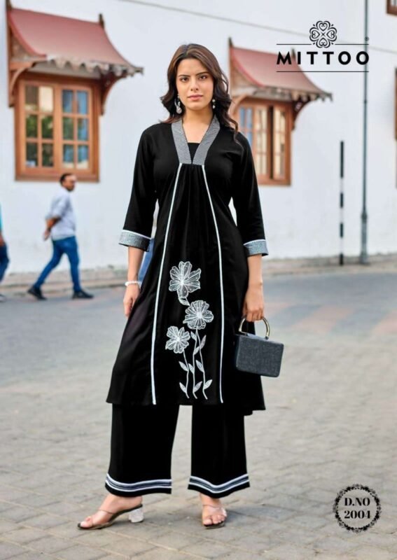 Launching Mittoo Ibaadat Rayon Thread Work Kurti With Bottom Collection Wholesale 2026