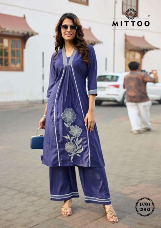 Launching Mittoo Ibaadat Rayon Thread Work Kurti With Bottom Collection Wholesale 2026