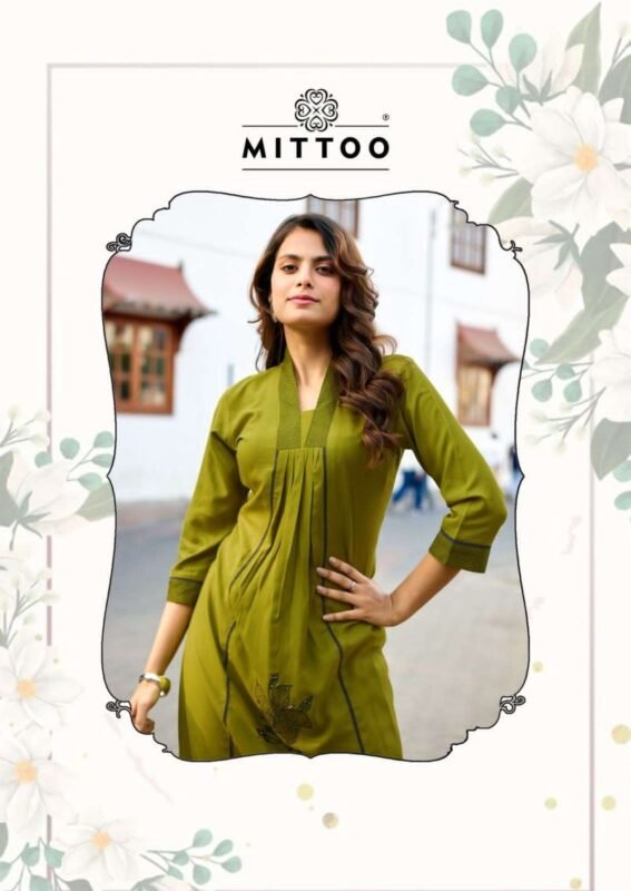 Launching Mittoo Ibaadat Rayon Thread Work Kurti With Bottom Collection Wholesale 2026