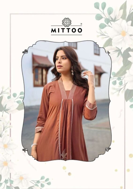 Launching Mittoo Ibaadat Rayon Thread Work Kurti With Bottom Collection Wholesale 2026
