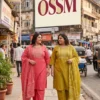 Ossm Style 1272 Dhabu Cotton Printed Kurti With Bottom Dupatta Wholesale