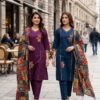 Beautiful Ossm Style 270 Dhabu Cotton Handwork Kurti With Bottom Wholesale 2026