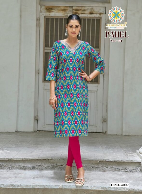 Latest Pahel Vol 4 By Passion Tree Cotton Printed Kurti Collection Wholesale 2026