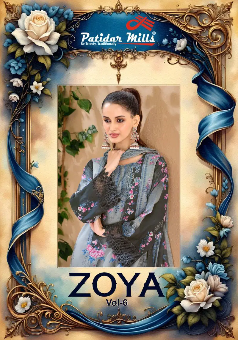 Patidar Zoya Vol 6 Readymade Cotton Karachi Kurti Pant With Dupatta Wholesale