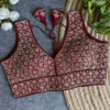 Ruhi kavya Silk Embroidery Sequence Work Wedding Readymade Blouse