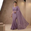 RRD 1010 Georgette Diamond Work Daily & Festival Wear Saree