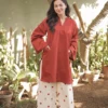 SS2016 Rayon Trending Embroidery Work Plazzo Long Kurti Collection