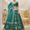 Zeel 501 Art Silk Zari Embroidery Work Wedding Lehenga Choli Collection