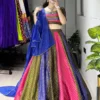 WMT 8069 Toned Silk Weaving Work Lehenga Choli Market in India