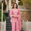 Sabina 897 Satin Sequence Embroidery Kurti Pant Dupatta