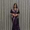 Madhuri 237 Satin Embroidery Ready To Wear Saree Wholesale Surat