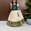 Buy Pari Cotton Silk Weaving Zari Work Kids Lehenga Choli Exporters in India 2026