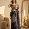 SS1010 5568 Fandy Chiffon Embroidery Work Saree Exporters Online