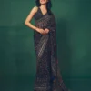 SS1010 5572 Georgette Printed Diamond Work Party Wear Bollywood Saree