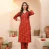 Shiv 732 Delta Silk Printed Daily & Office Wear Kurti Pant Set