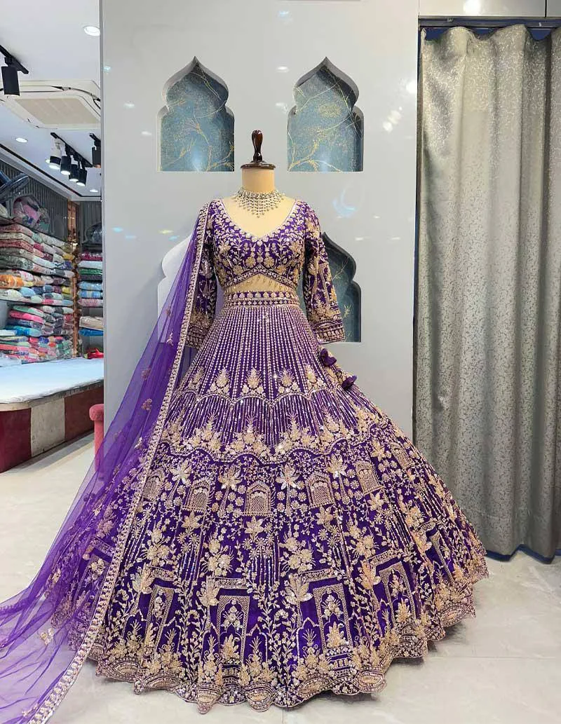 SBD 1764 Net Sequence Work Lehenga Choli For Wedding Collection