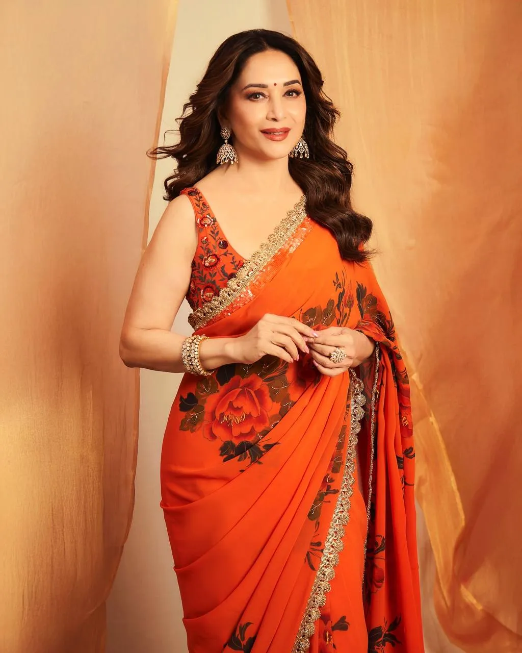 SS1010 5580 Georgette Printed Hand Work Party Wear Bollywood Saree