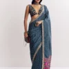 Netra 102 Manipuri Silk Embroidery Work Trending Party Wear Saree