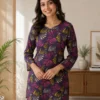 Aawiya RJ 47 Rayon Printed Work Short Kurti Collection