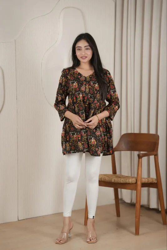 Buy RRD Cotton Hand Embroidery Work Daily Wear Top Collection 2026