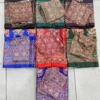 Launching DKT 5181 Crape Silk DurgaPuja Ajrakh Printed Mirror Work Saree 2026