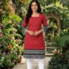 RRD Cotton Printed Foil Work Festival Kurti For Women