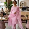 BV 479 Jimmy Choo Embroidery Party Wear Baby Pink Readymade Dress