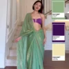 Deepika 633 Fandy Silk Thread Sequence Work Party Wear Saree