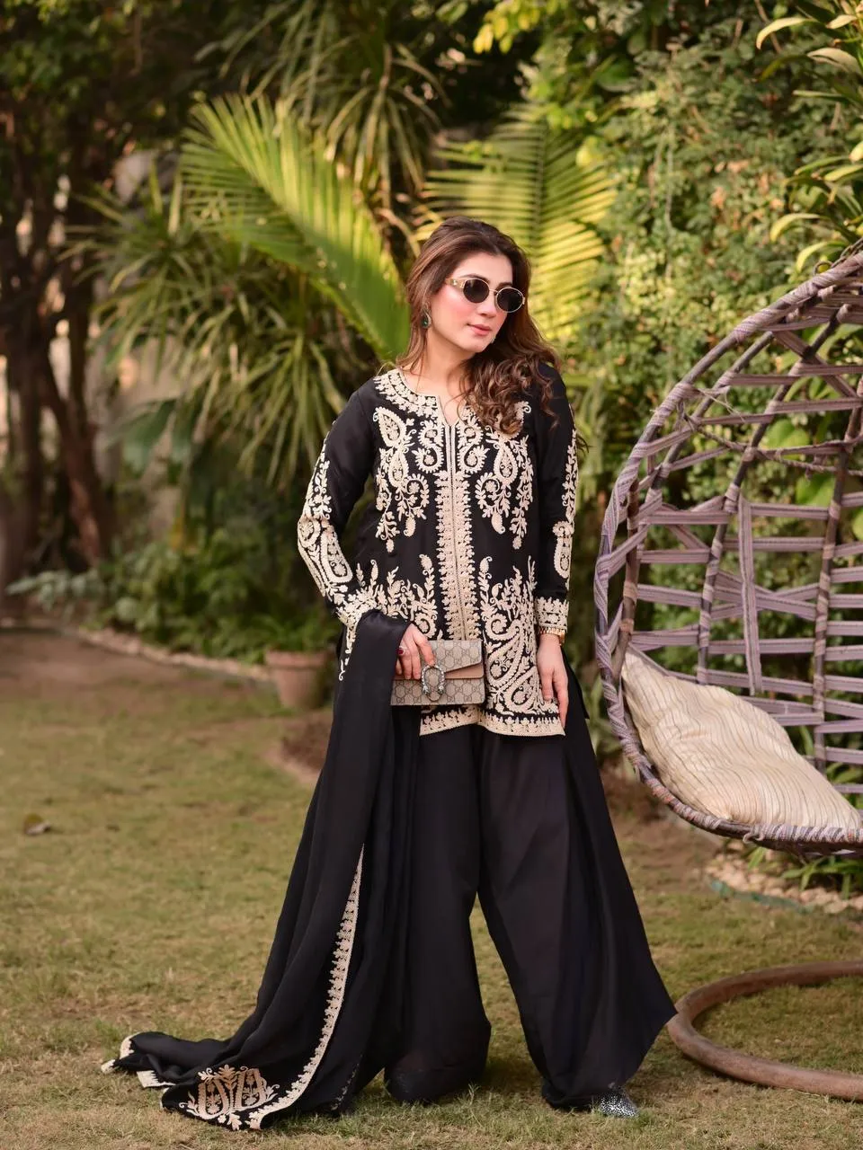 Deepika 1631 Georgette Embroidery Work Designer Pakistani Dress Collection