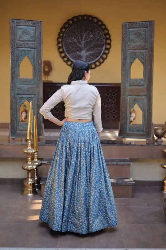 Stylish Moni 5070 Cosmos Embroidery Work Lehenga Blouse Wholesaler in Surat 2026