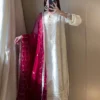 ASD 7114 Chinon Silk Sequence Embroidery Work Festival Readymade Dress