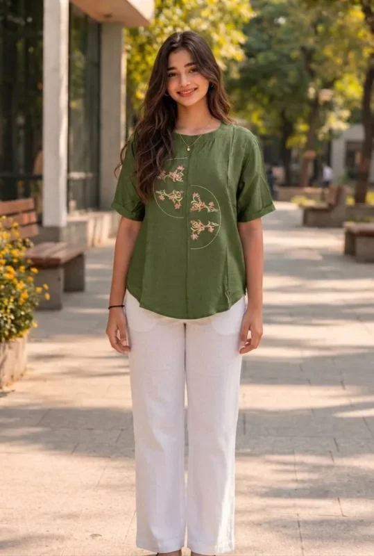 Buy Shiv 1013 Cotton Embroidery Work Daily & Office Wear Dress Wholesale Surat 2026