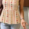 SS2016 Bandhej Rayon Printed Short Top For Girls
