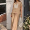 Launching Shiv 1018 Cotton Embroidery Office Wear Top Plazo Set Wholesale Market in Surat 2026