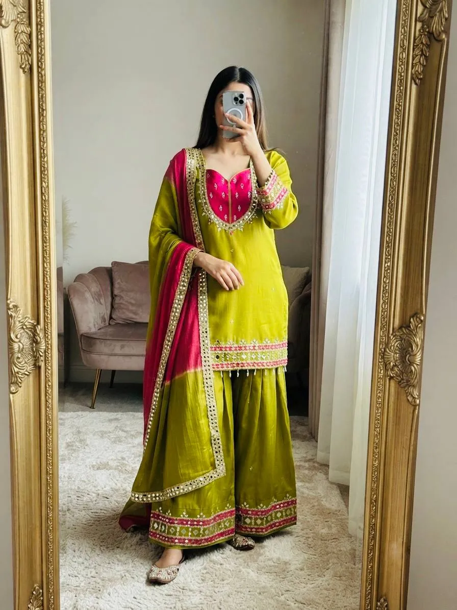 Sabina 5361 Roman Glass Mirror Work Womens Ethnic Wear manufacturers in Delhi