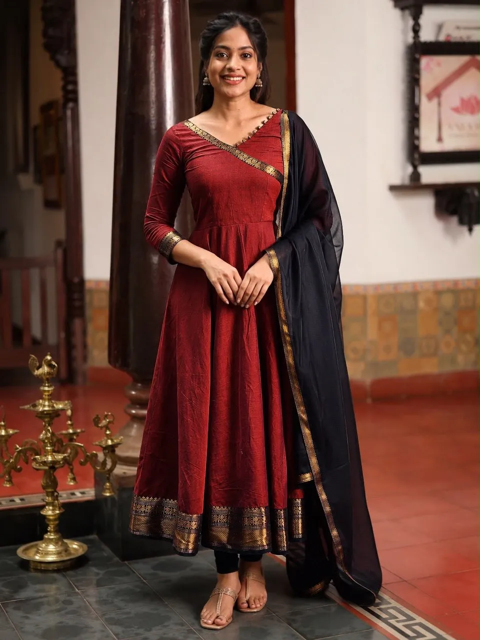 Beauty 1141 Vichitra Silk gown With Duppata Manufacturers in India