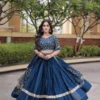Moni 5073 Glory Satin Embroidery Zari Work Wedding Wear Lehenga Choli Collections 2026