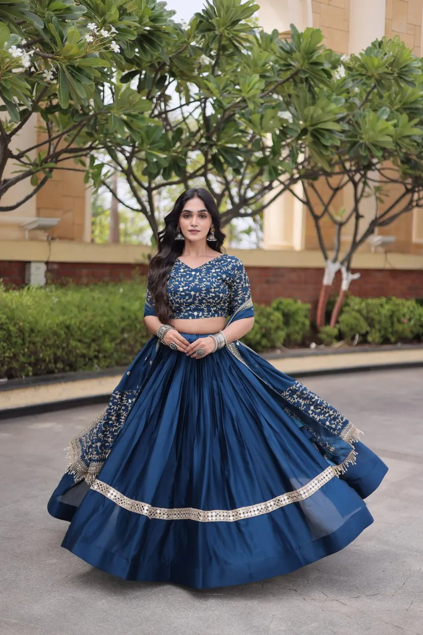 Moni 5073 Glory Satin Embroidery Zari Work Wedding Wear Lehenga Choli Collections 2026