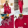 Launching C585 242 French Crepe Embroidery Work Party Wear Readymade Suit Bottom With Duppata 2026