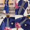 Launching C585 1489 Satin Sequence Embroidery Zari Work Readymade Dress Manufacturers in India 2026