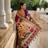 LFK 5832 Banarasi Silk Jacquard Zari work Saree Wholesale Market in Surat