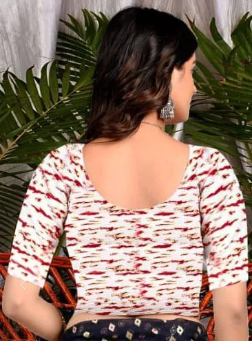 Buy Taarini Curated Zari Work Trending Stretchable Big Size Readymade Blouse 2026