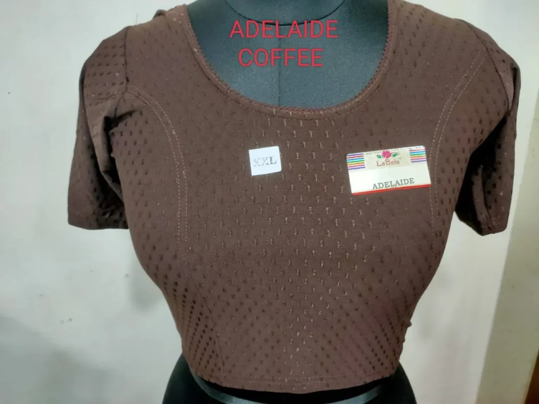 Beautiful Adelaide Dobby Weaving Work Stretchable Big Size Blouse Collection 2026
